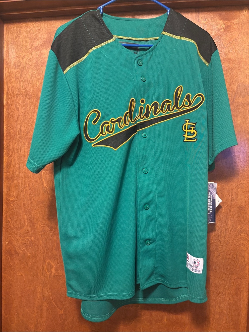 St. Louis Cardinals Green Team Baseball Jersey